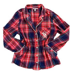 Victorias Secret Pajama Flannel Shirt